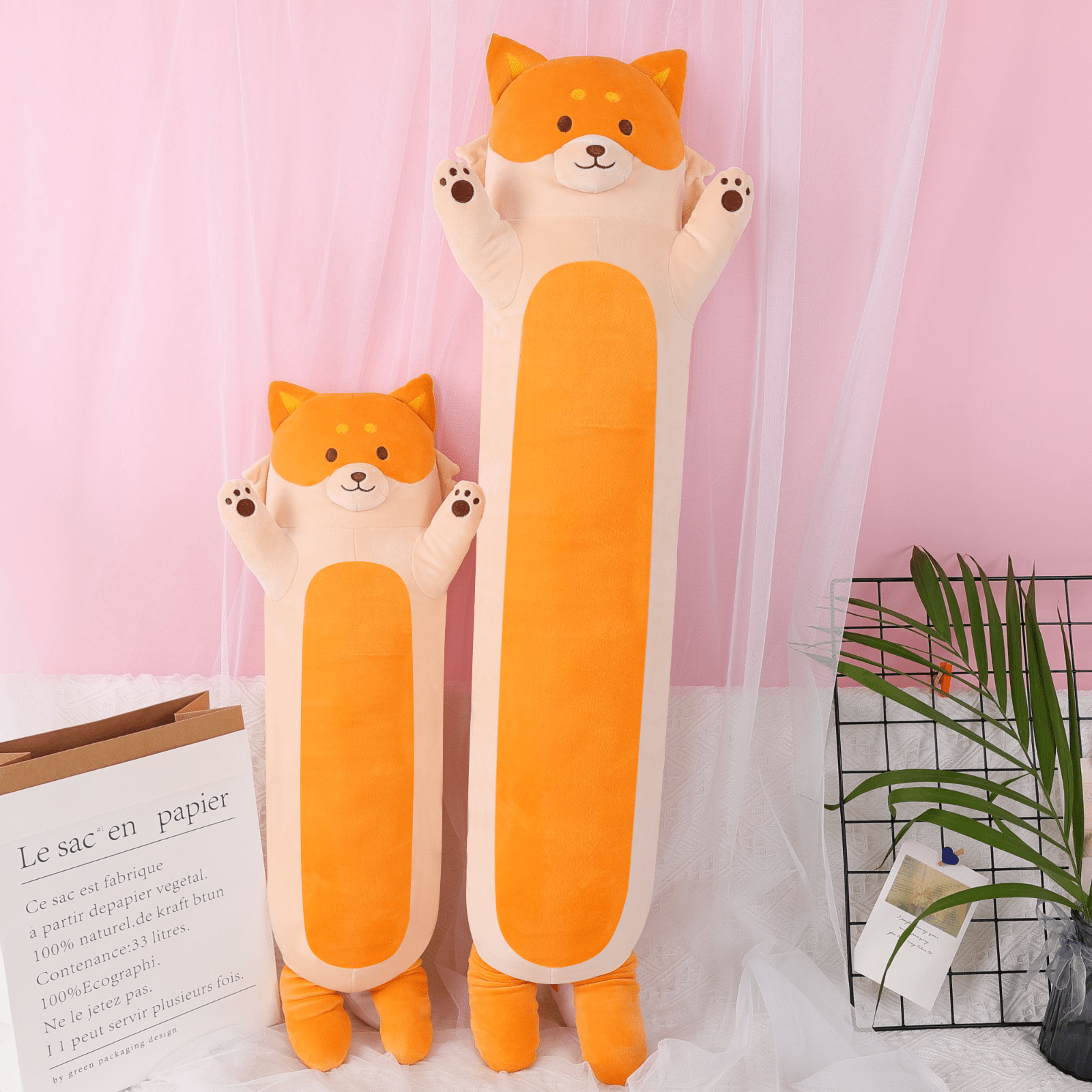 Cojín de peluche Cuddle Paws® Fox