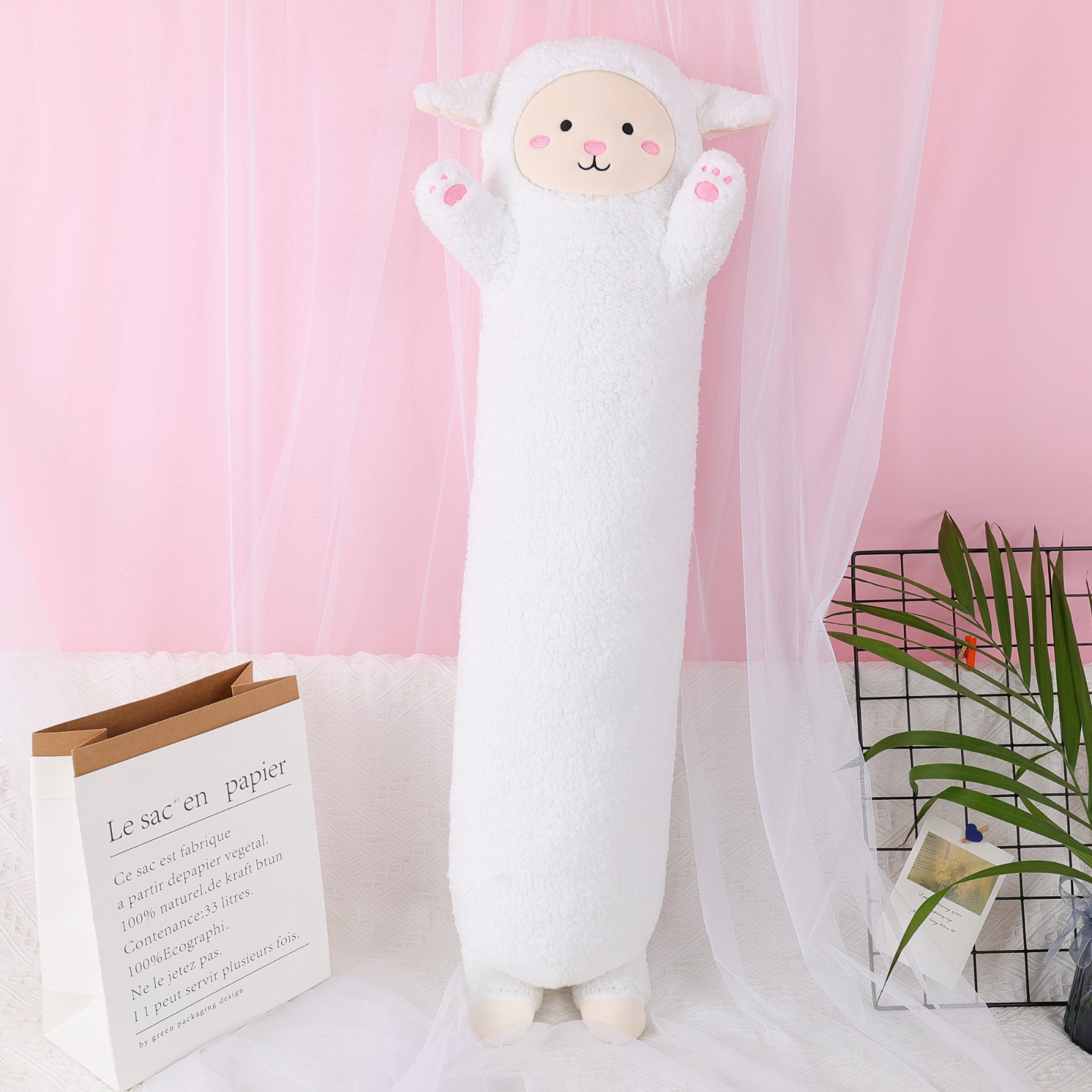 Cuddle Paws® Sheep Plush Pillow